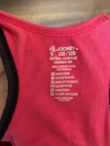 Jockey Pink &amp; Black Sports Bra