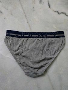 Jockey Men's Mid Grey Melange Bold Brief