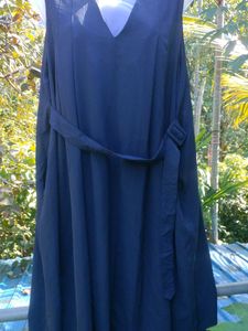 Elegant Navy Blue Dress
