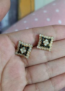 Black & Golden Earrings
