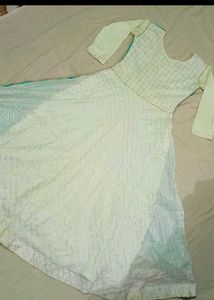 Partywear Gawn with pant &amp; Dupatta