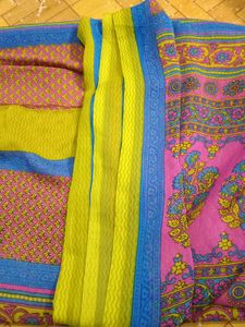 Flora Printed New Saree