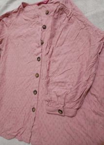 Cute Baby 🌸 Pink Button-Down Top
