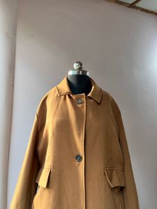 Caramel brown oversized coat