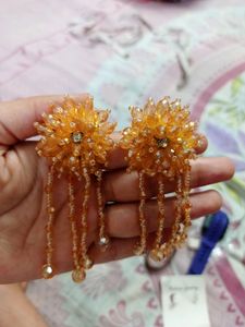 Price Drop 😱Yellow Crystal Earrings