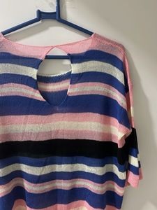 Striped Knit Sweater