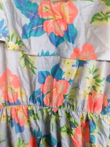 Flower Mini Dress