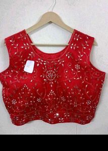 Red Embellished Lehenga Choli