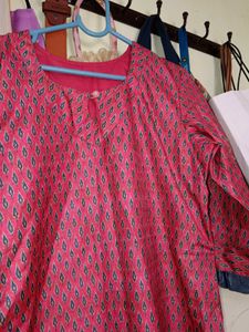 Pink Patterned Dress