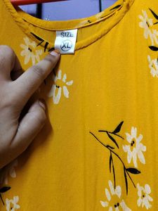 Rayon Floral Long Frock