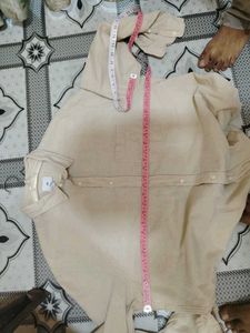 H&amp;M Beige Corduroy Shirt
