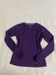 Purple Long Sleeve workout Top size S