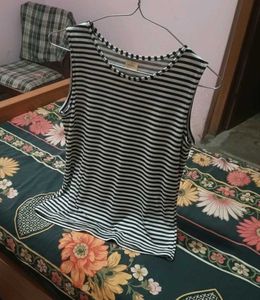 Striped Sleeveless Top