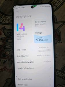 Redmi Note 9 Pro Max Phone