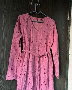 Midi Dress With Belt