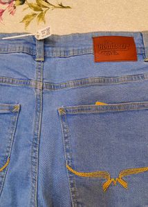Ice Blue Straight Fit Jeans .BRAND NEW💜