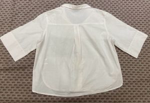 Boxy Digital Print Shirt with Hand Embroidery Coll