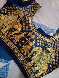 Elegant Blue Blouse