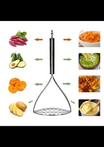 tainless Steel Potato Masher &amp; Vegetable Smasher f
