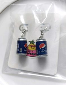 Pepsi-CocaCola Mini Bottle Earrings Combo