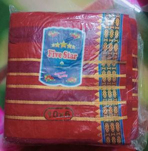 Five Star Brand New Pure Cotton Dhoti Jode
