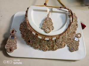 diamond jewellery necklace set