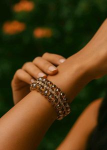 Brown Beaded Bracelet (New)