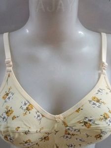 Floral print bra with tag
