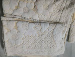 Vintage Floral Bath Towel