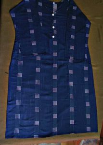 Elegant Blue Printed Kurta