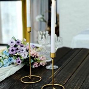 Elegant Gold Candle Holders