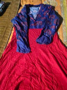 Red and Blue Dress