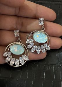 Blue Daimod Earrings