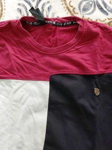 Color Block Sweat t shirt