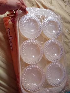 Guest Set Gift Iteam Wedding 6bowls Trai Plastic