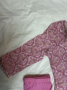 Pretty Pink Sequin+Embroidery Heavy Suit