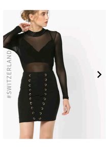 Chic Black Mini Skirt