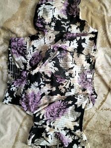 Floral Print Sheer Top