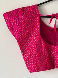 Pink &amp; Gold Blouse