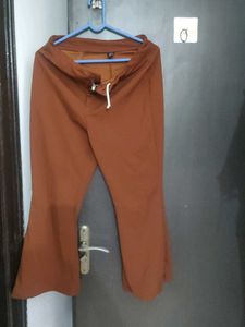 shein Brown Flared Pants