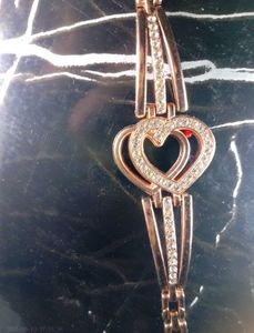 Rose Gold Heart Bracelet