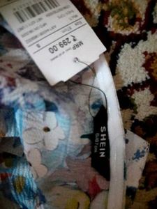 Floral Strapless Top