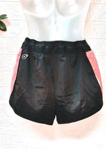Black &amp; Pink Active Shorts