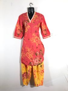 Multi Colour Printed Kurta Set (Women’s)