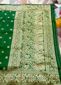 New Unused Silk Woven Banarasi Saree