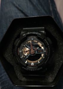 G-Shock Black & Gold Watch