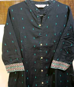 Anarkali Black Kurta