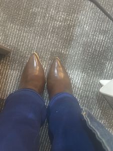 Brown Pointed-Toe Heels