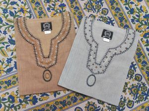 Combo of 8 Straight Cotton Kurta, Women's Kurti