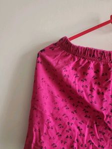 Cute Pink Printed Shorts